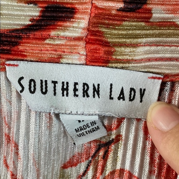 Southern Lady Floral Cardigan - Red and orange - Picture 7 of 10